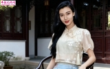 众女星国风白丝白一带布鞋［29P］